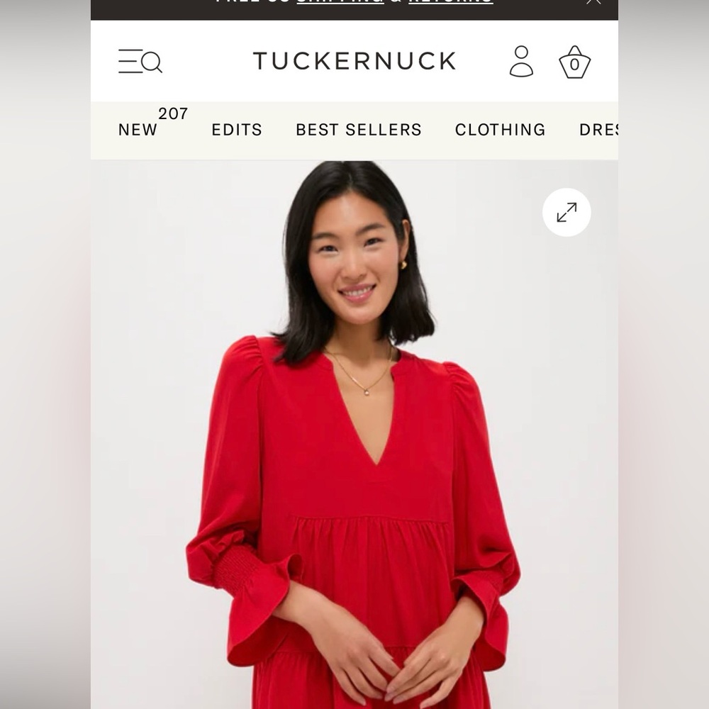 Pomander Place Women's Red V-Neck Blouse